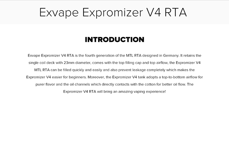 Exvape Expromizer V4 RTA