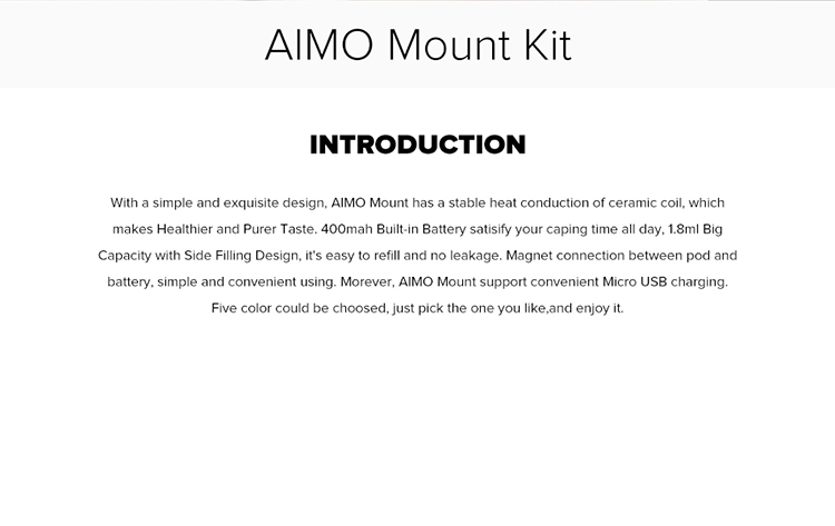 AIMO Mount Pod System Kit AIMO Mount Pod System Kit