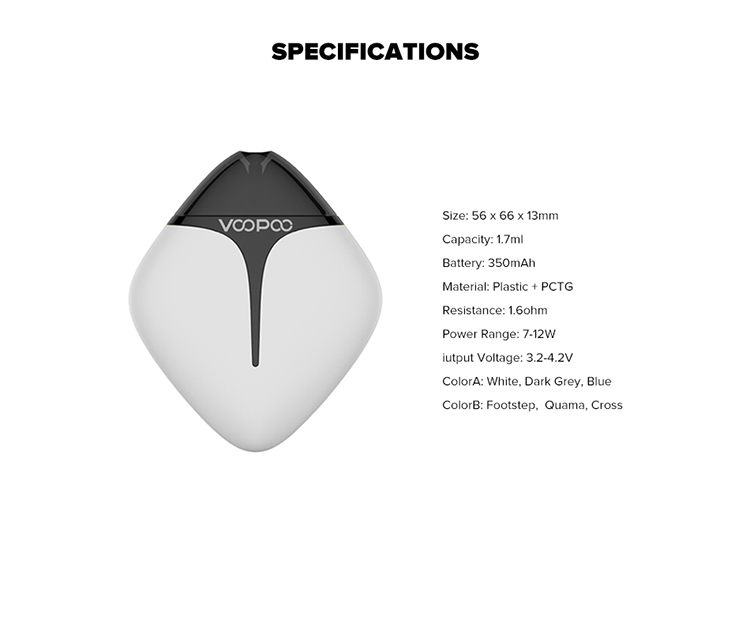 VOOPOO FINIC FISH Pod Vape Kit VOOPOO FINIC FISH Pod Vape Kit