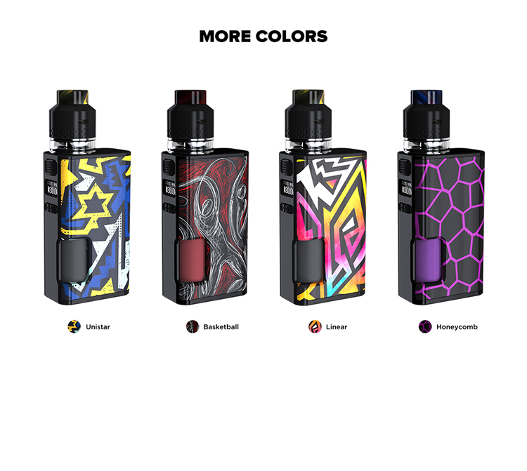 Wismec Luxotic Surface with Kestrel 80W Kit Wismec Luxotic Surface with Kestrel 80W Kit