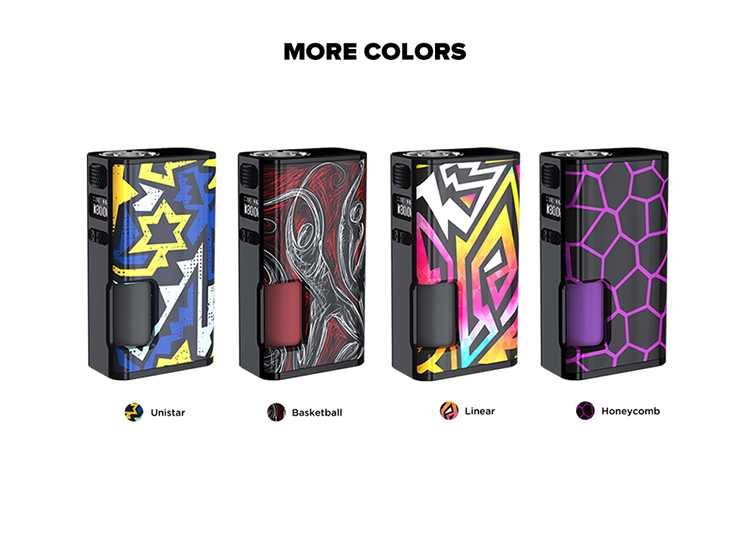 Wismec Luxotic Surface 80W Squonk Mod Wismec Luxotic Surface 80W Squonk Mod