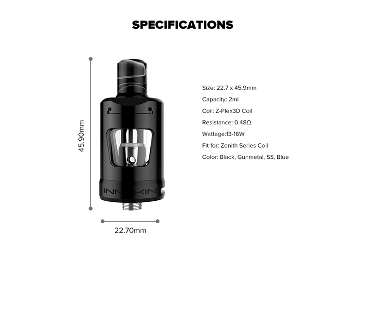 Innokin Zlide Sub Ohm Tank Innokin Zlide Sub Ohm Tank