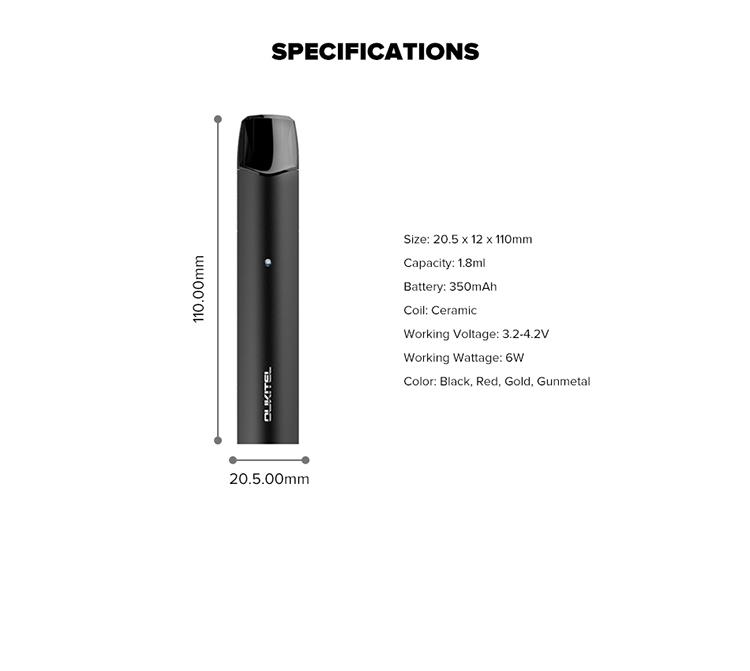 Oukitel Lark AIO Pod Vape Kit Oukitel Lark AIO Pod Vape Kit