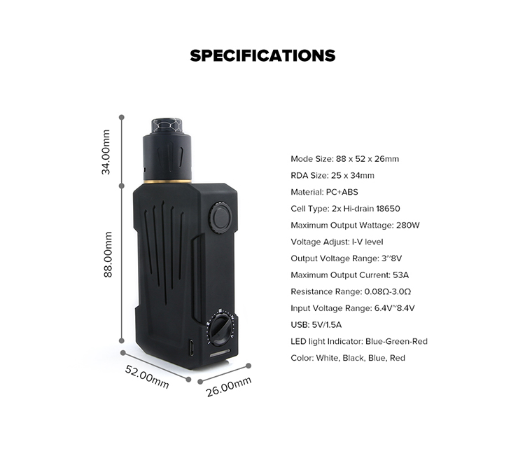 Teslacigs Invader 4X 280W Starter Kit Teslacigs Invader 4X 280W Starter Kit