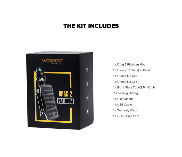 VOOPOO Drag 2 Platinum Edition Kit VOOPOO Drag 2 Platinum Edition Kit