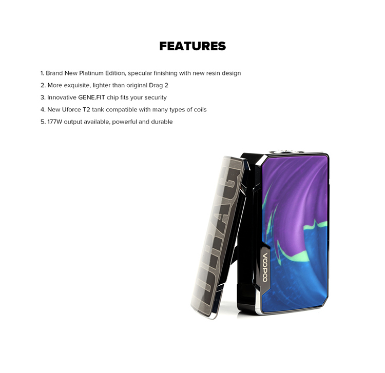 VOOPOO Drag 2 Platinum Edition Kit VOOPOO Drag 2 Platinum Edition Kit