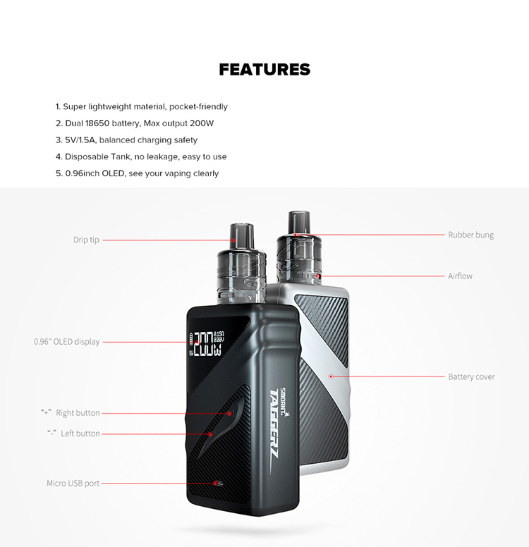 Smoant Taggerz 200W Starter Kit Smoant Taggerz 200W Starter Kit