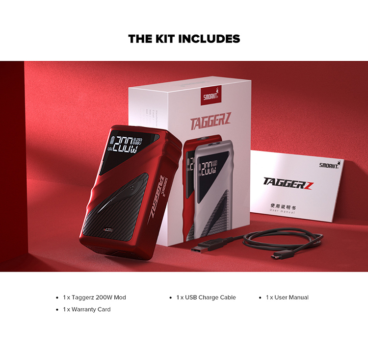 Smoant Taggerz TC 200W Box Mod Smoant Taggerz TC 200W Box Mod