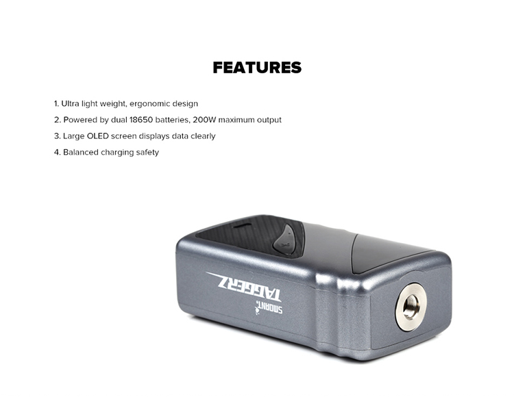Smoant Taggerz TC 200W Box Mod Smoant Taggerz TC 200W Box Mod