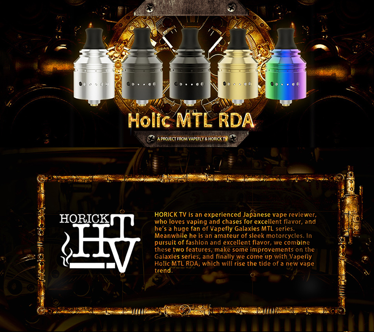 Vapefly Holic MTL RDA Atomizer Vapefly Holic MTL RDA Atomizer