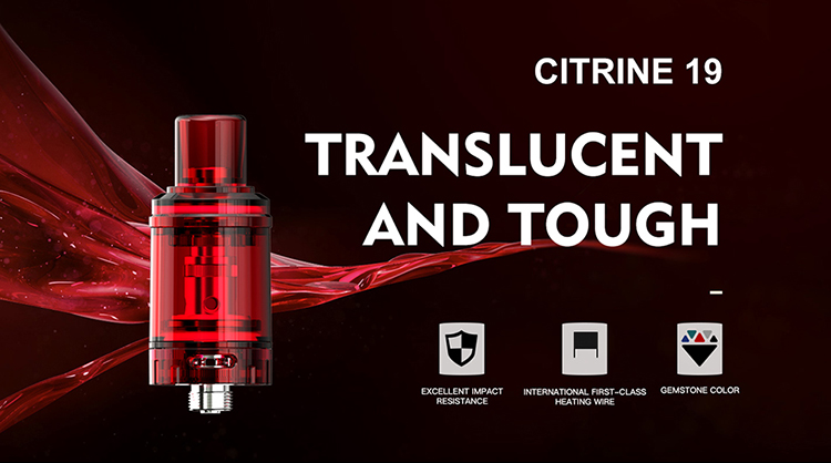 Teslacigs Citrine 19 Sub Ohm Tank Teslacigs Citrine 19 Sub Ohm Tank