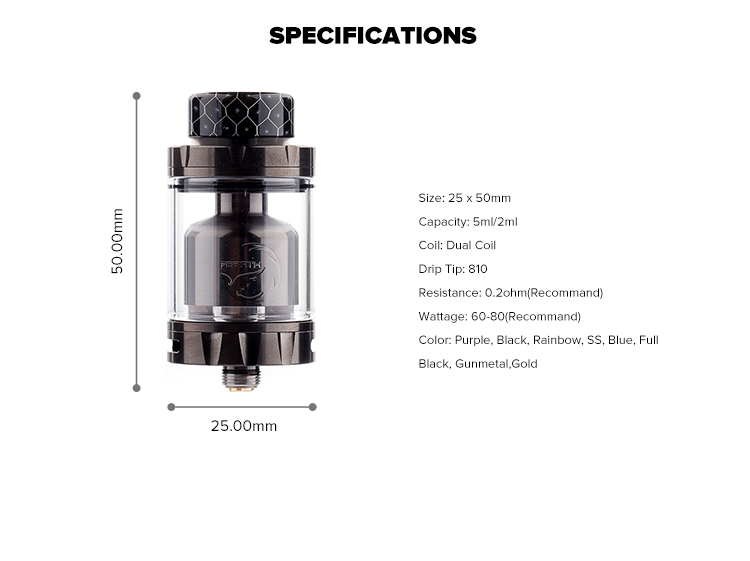 Hellvape Rebirth RTA Atomizer Hellvape Rebirth RTA Atomizer