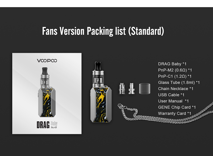 VOOPOO Drag Baby Trio 25W Starter Kit 