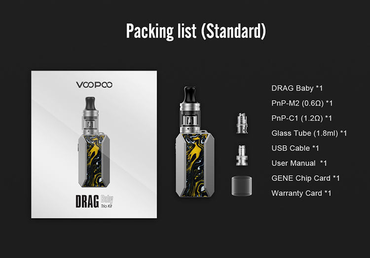 VOOPOO Drag Baby Trio 25W Starter Kit 