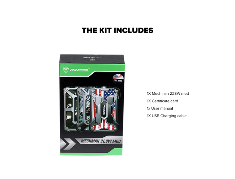 Rincoe Mechman 228W Mod Rincoe Mechman 228W Mod