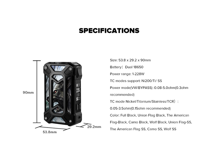 Rincoe Mechman 228W Mod Rincoe Mechman 228W Mod
