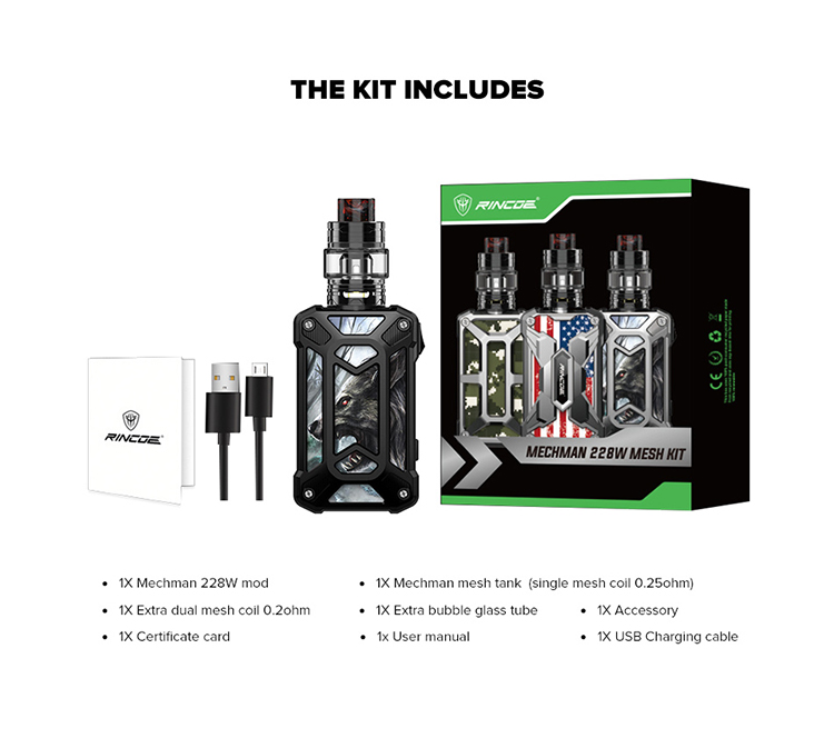 Rincoe Mechman 228W Mesh Kit Rincoe Mechman 228W Mesh Kit