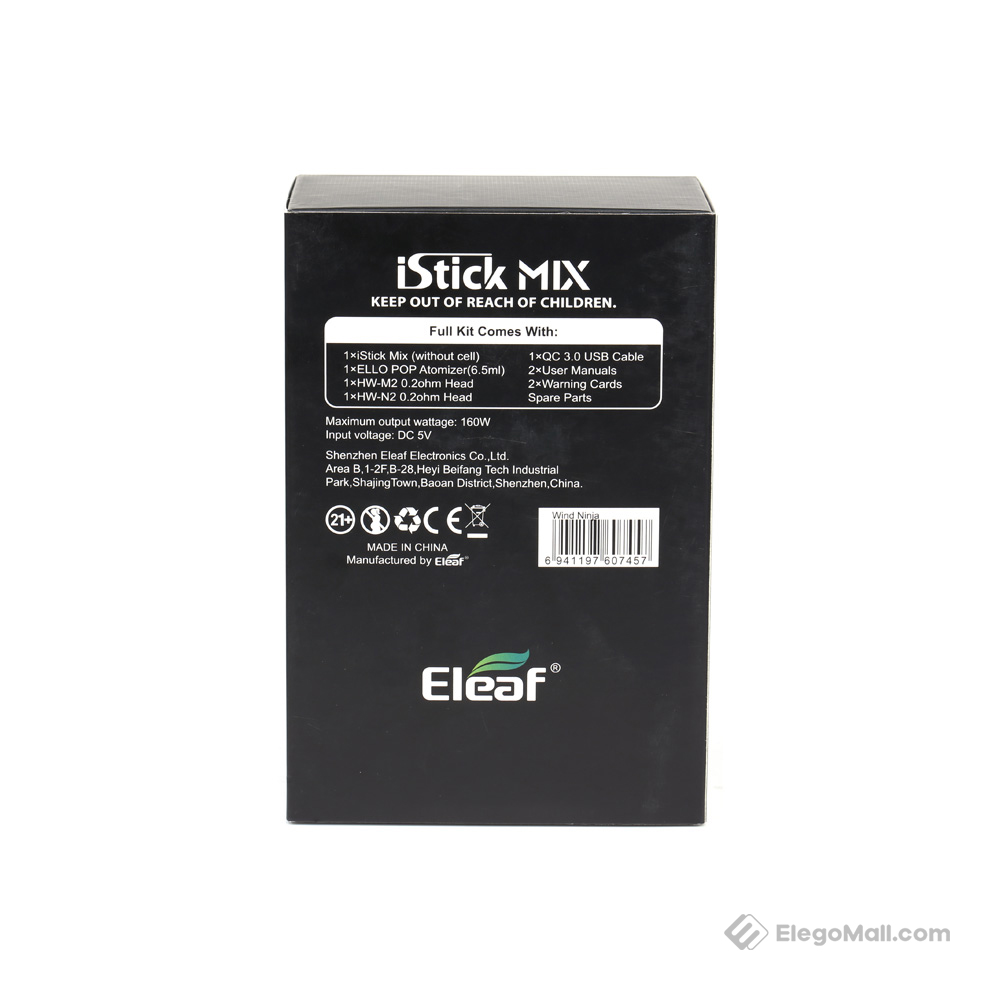 Eleaf iStick Mix with ELLO POP 160W Starter Kit