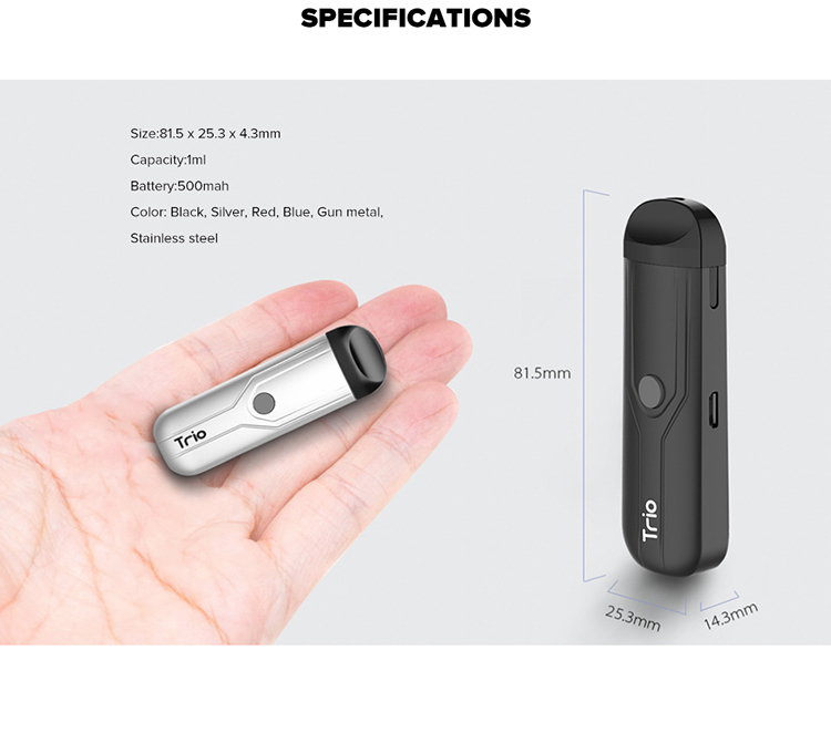 Yocan TRIO 3-in-1 Vape Pen Kit
