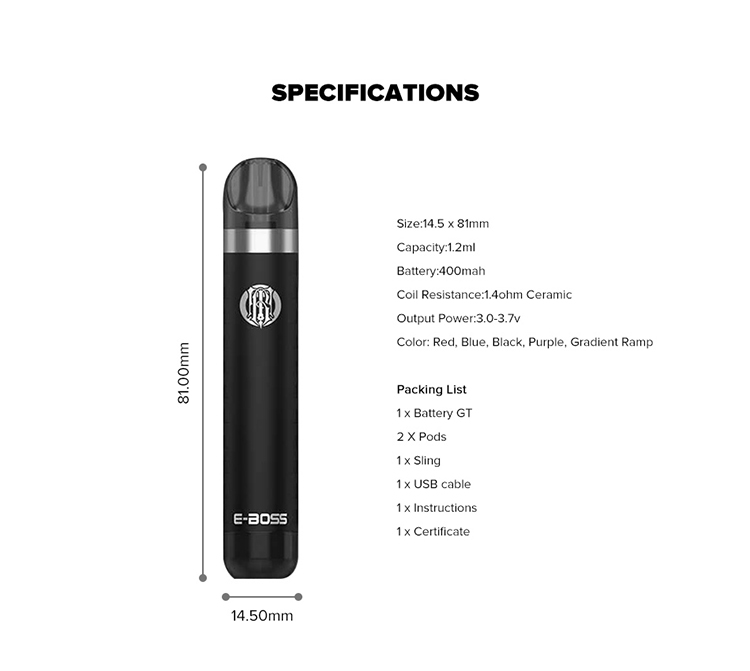 E-Boss GT Vap Pen Kit E-Boss GT Vap Pen Kit