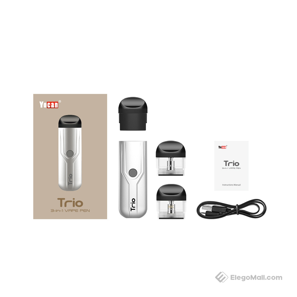 Yocan TRIO 3-in-1 Vape Pen Kit 550mAh & 1ml