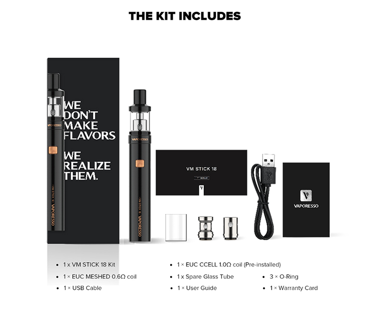 Vaporesso VM 18 STICK Pod System Kit