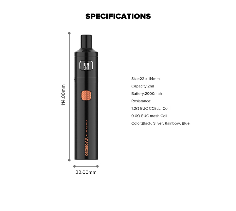Vaporesso VM 18 STICK Pod System Kit