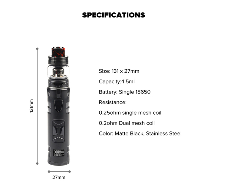 Rincoe Mechman 80W Pod System Mesh Kit