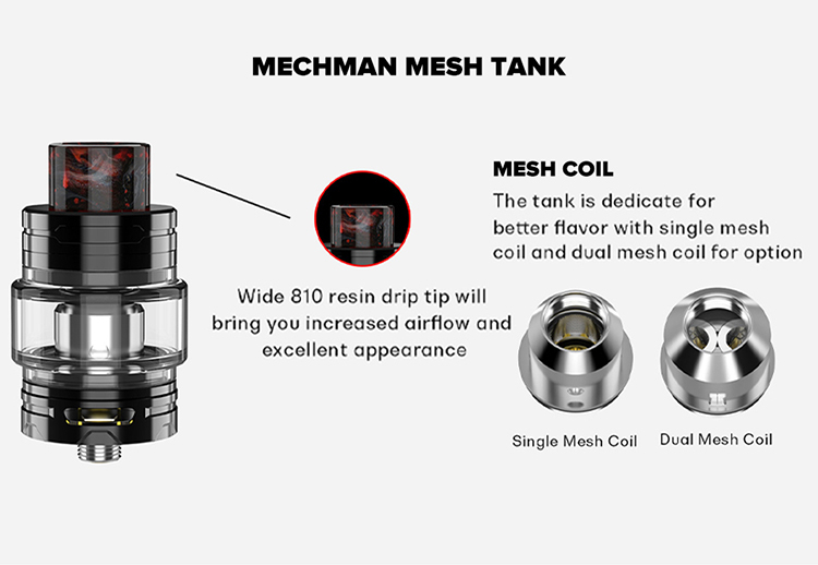 Rincoe Mechman 80W Pod System Mesh Kit