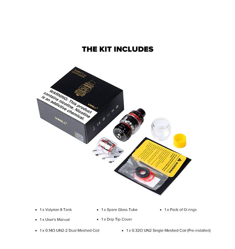Uwell ValyrianⅡSub Ohm Tank