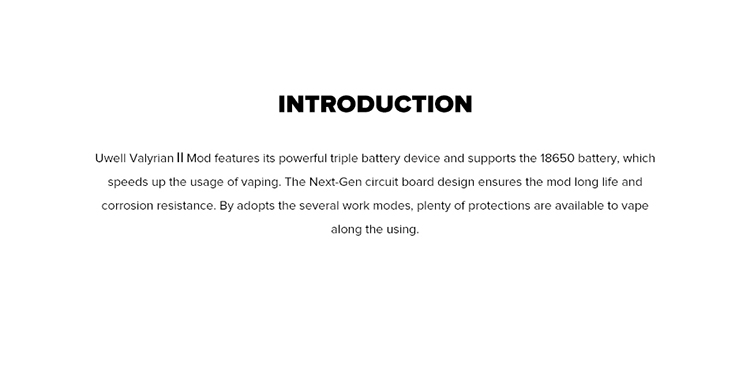 Uwell Valyrian Ⅱ Mod