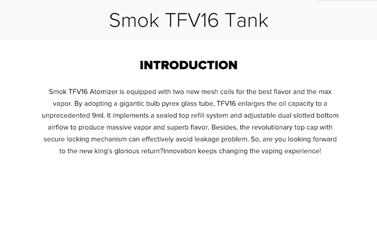 Smok TFV16 Sub Ohm Tank 