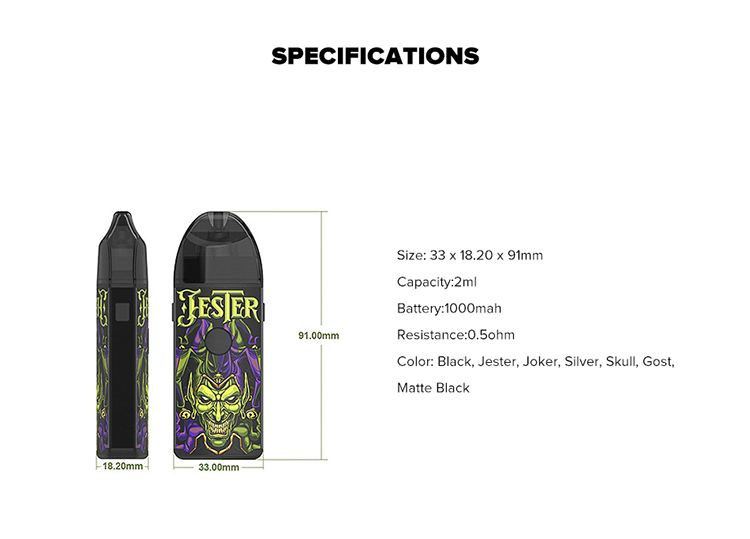 Vapefly Jester Rebuildable Dripping Pod Vapefly Jester Rebuildable Dripping Pod