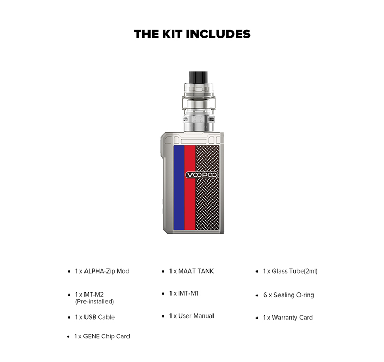 VOOPOO Alpha Zip 180W Kit VOOPOO Alpha Zip 180W Kit