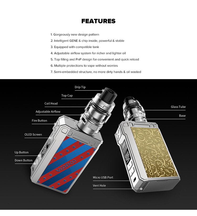 VOOPOO Alpha Zip 180W Kit VOOPOO Alpha Zip 180W Kit