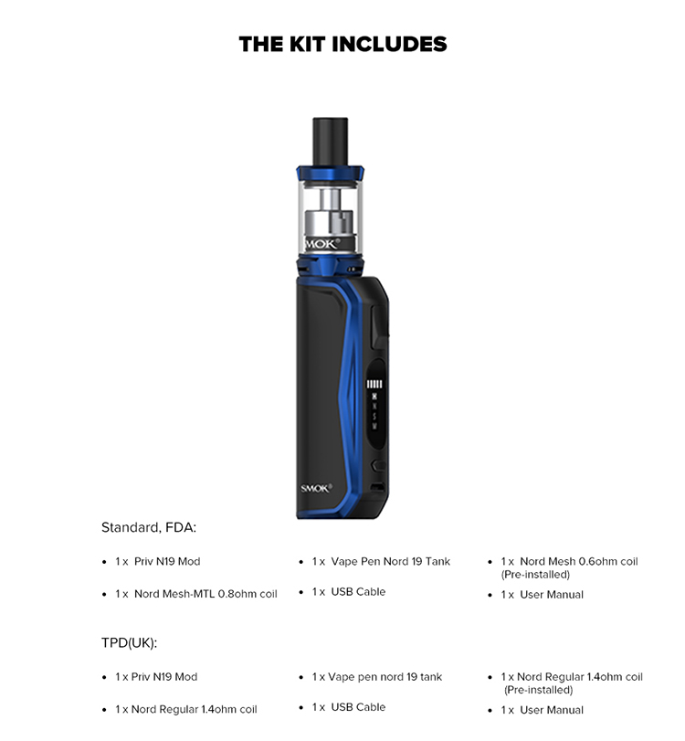 Smok Priv N19 Pod System Kit Smok Priv N19 Pod System Kit