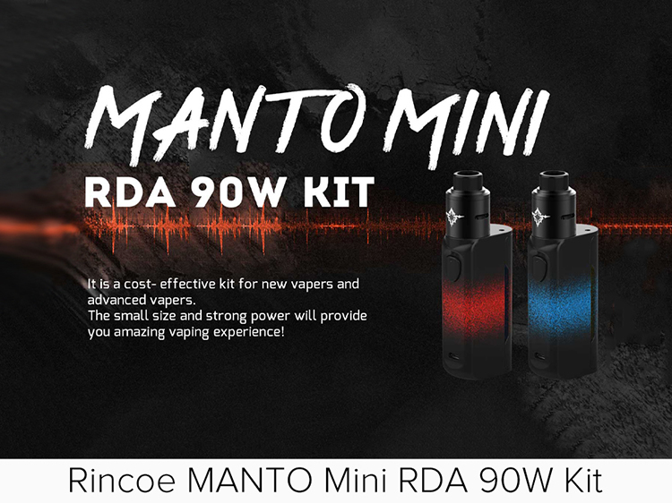 Rincoe MANTO Mini RDA 90W Starter Kit Rincoe MANTO Mini RDA 90W Starter Kit