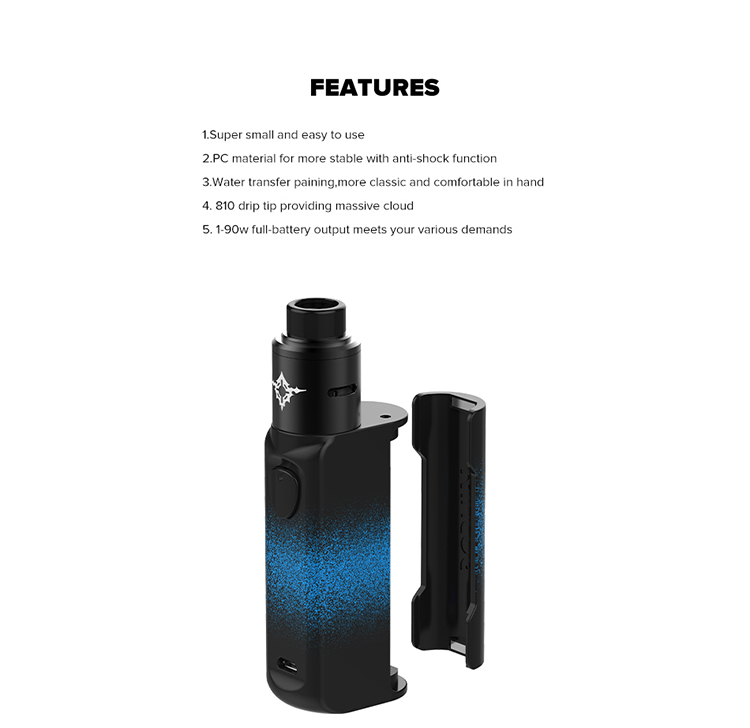 Rincoe MANTO Mini RDA 90W Starter Kit Rincoe MANTO Mini RDA 90W Starter Kit