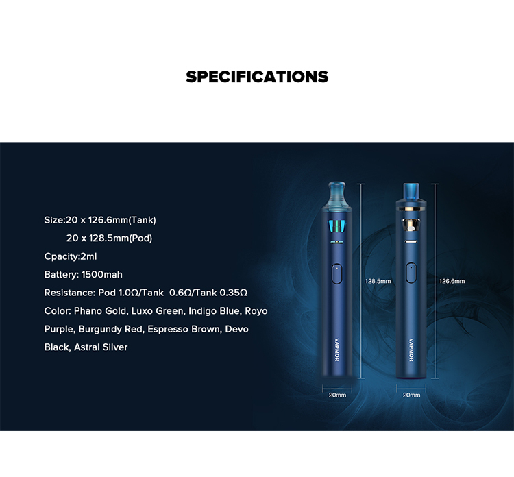 Vapmor VGO 2-in-1 Vape Pen Kit