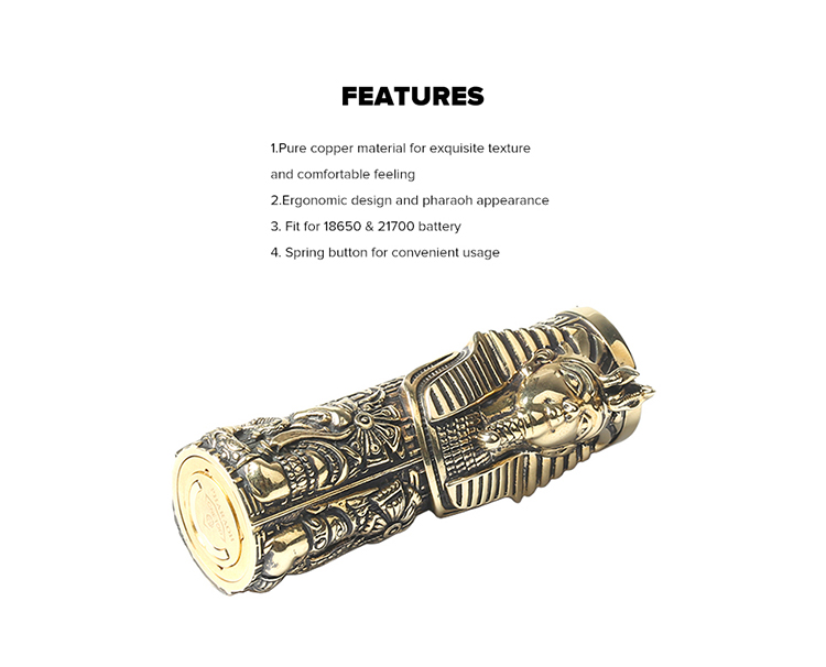 Onetop Pharaoh Mech Mod Onetop Pharaoh Mech Mod