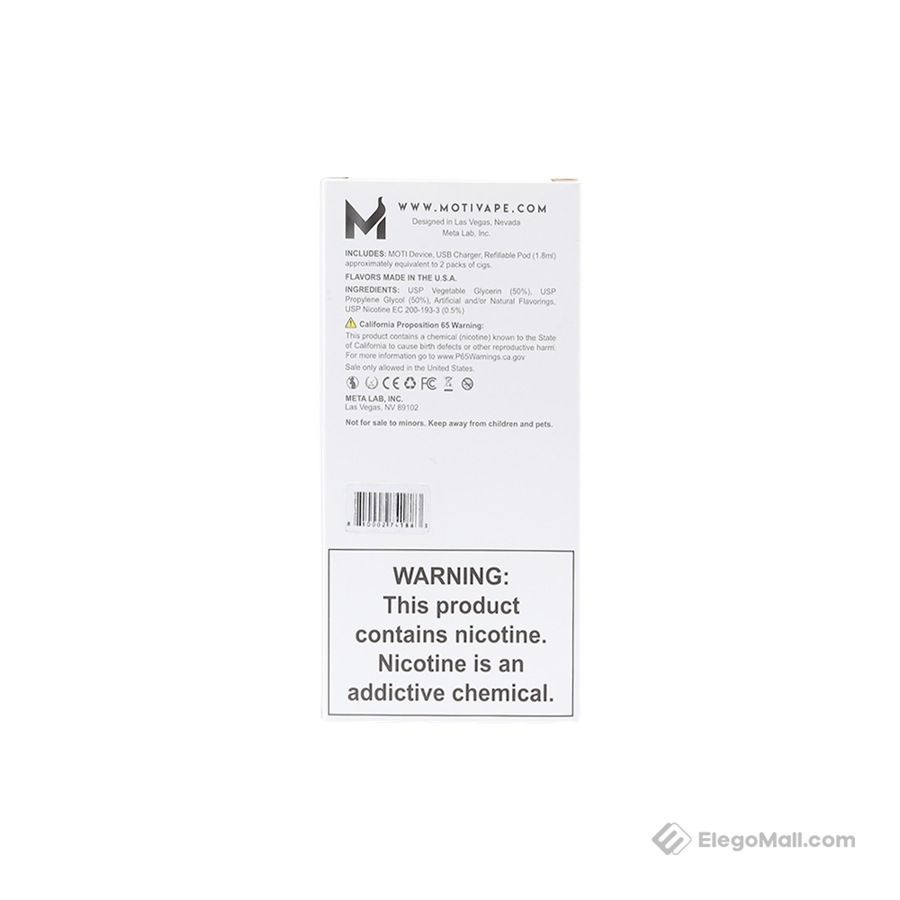 MOTI Refillable Pod Kit OS 500mAh & 1.8ml