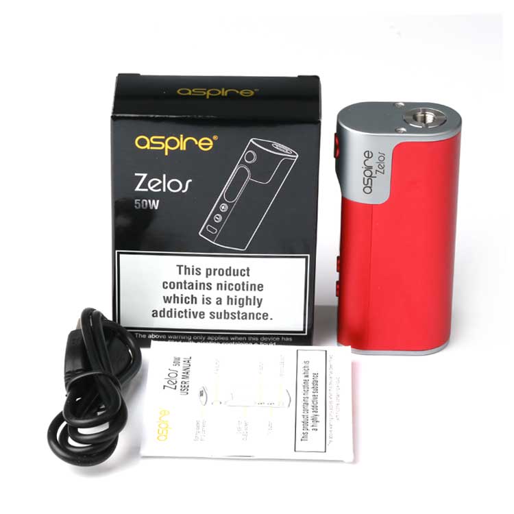 Aspire Zelos 50W Mod - 2500mah