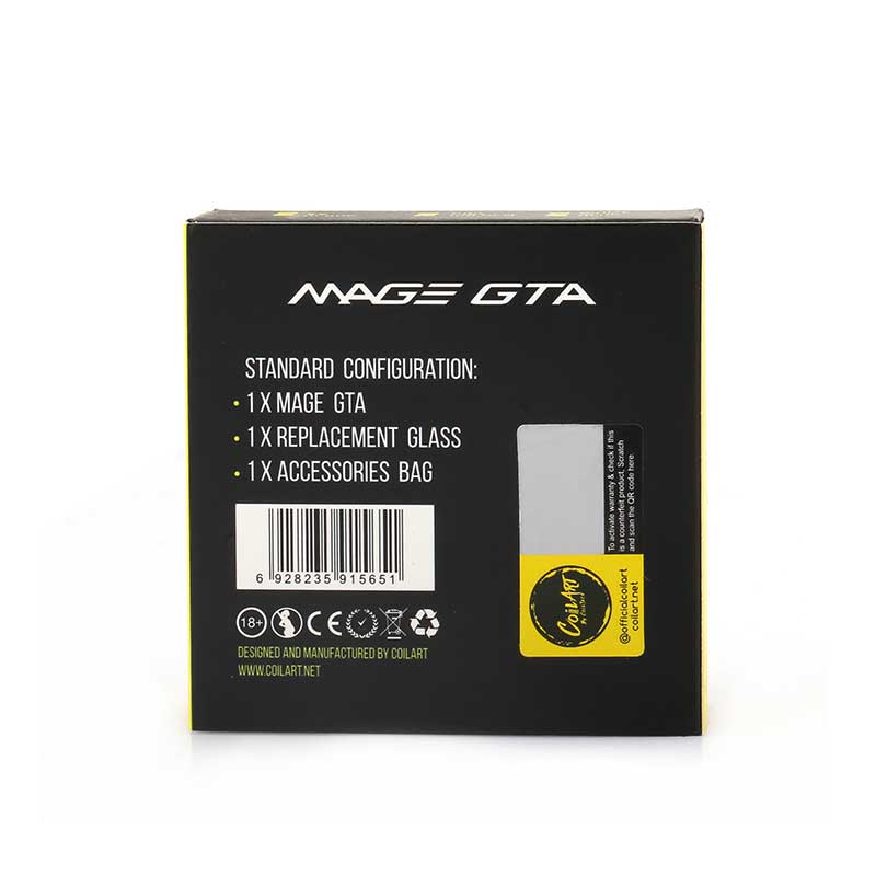 CoilART Mage GTA Atomizer - 3.5ml