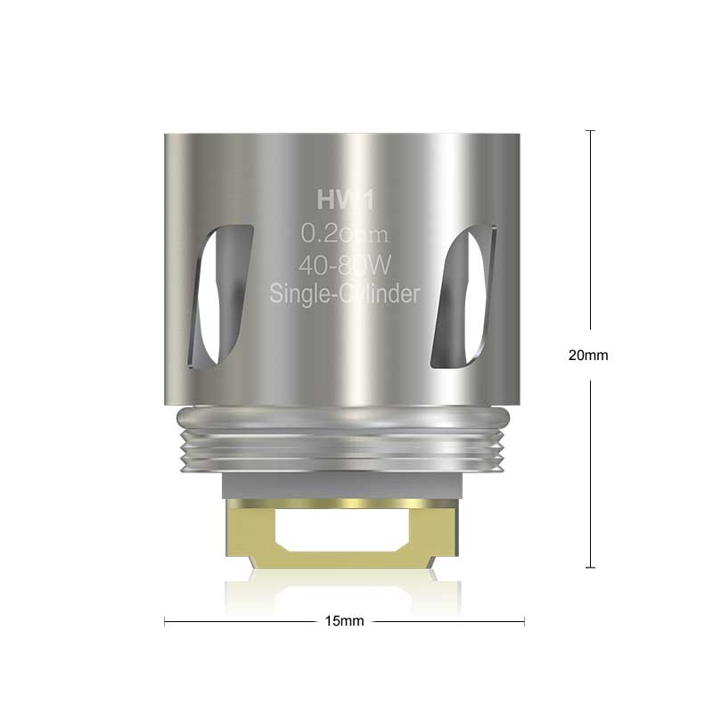 Eleaf HW1 Single-Cylinder 0.2ohm Head for Ello/Ello Mini/Mini XL Atomizer (5pcs/pack)