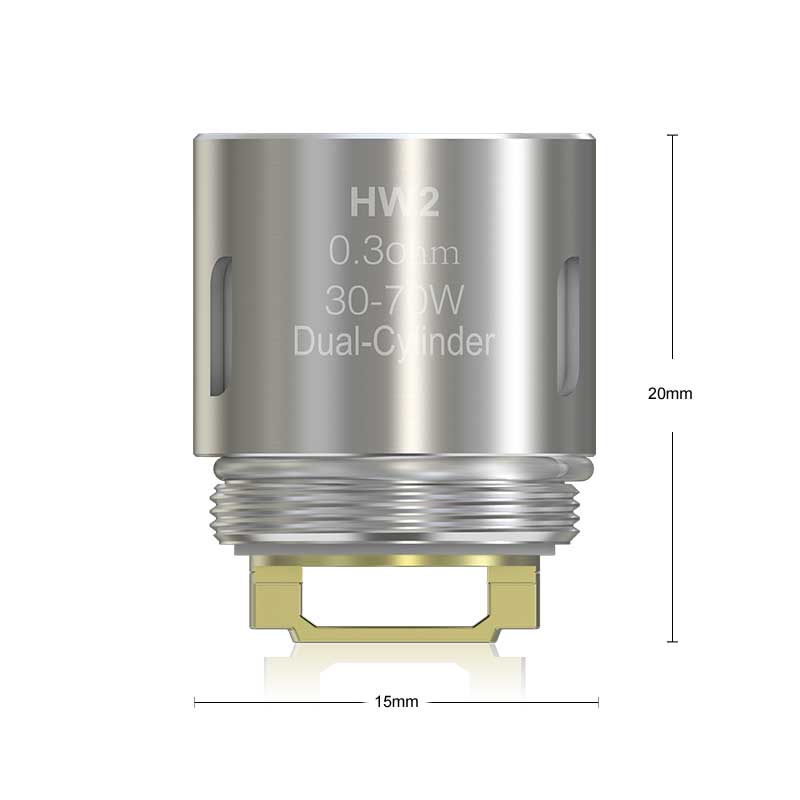 Eleaf HW2 Dual-Cylinder 0.3ohm Head for Ello/Ello Mini/Mini XL Atomizer (5pcs/pack)