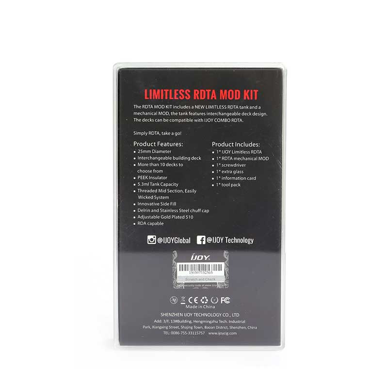 IJOY Limitless RDTA Mod Kit - 6.9ml