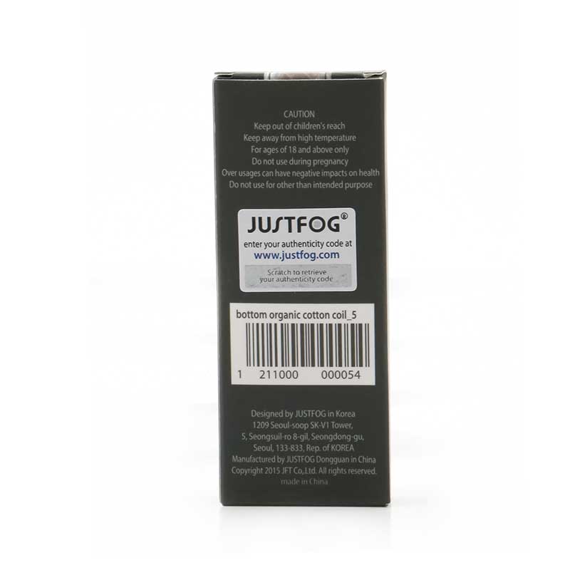 Justfog Replacement Coils for Q16/ Q14/ S14/ G14/ C14/ P14/ P16/ P16A Tank (5pcs/pack)