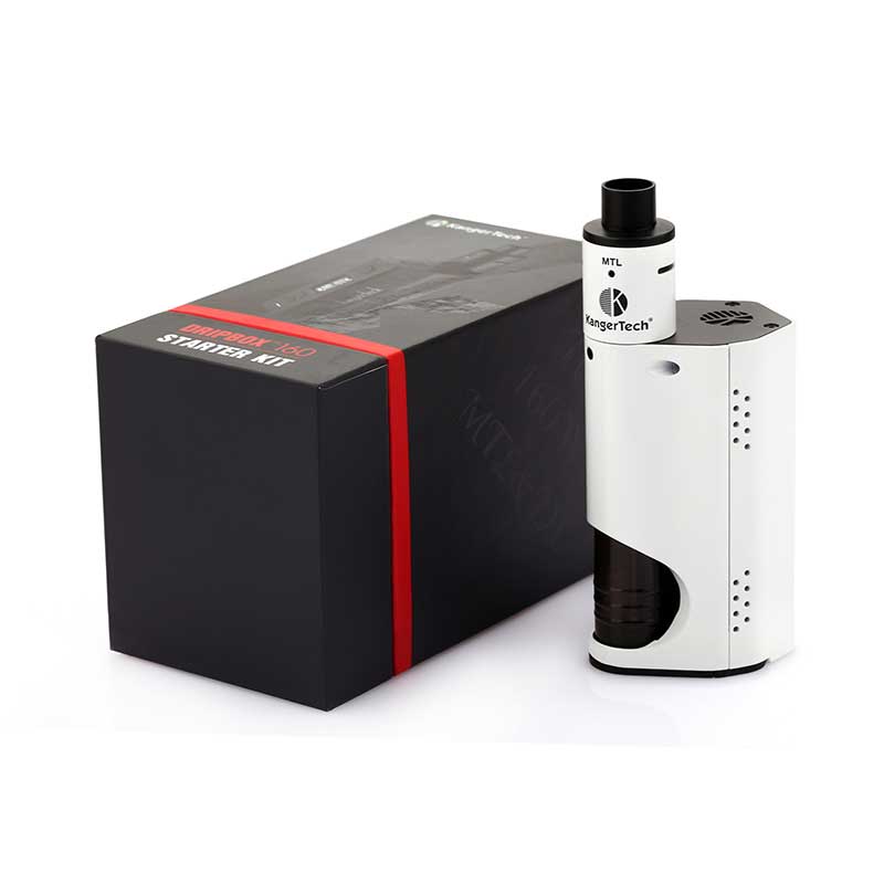 Kanger DRIPBOX 160W TC Kit with the MTL & DL Drip Tip