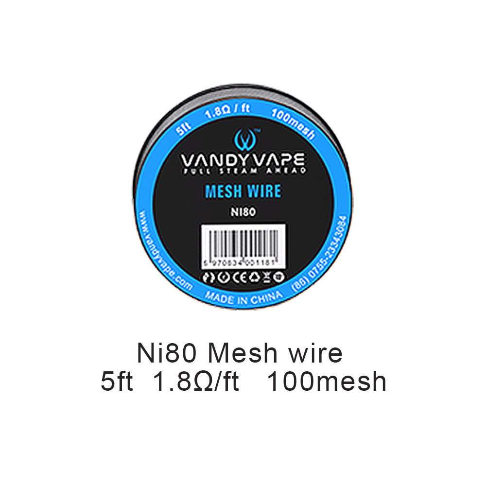 Vandy Vape Ni80 Mesh Wire DIY Vape Wires (100mesh)