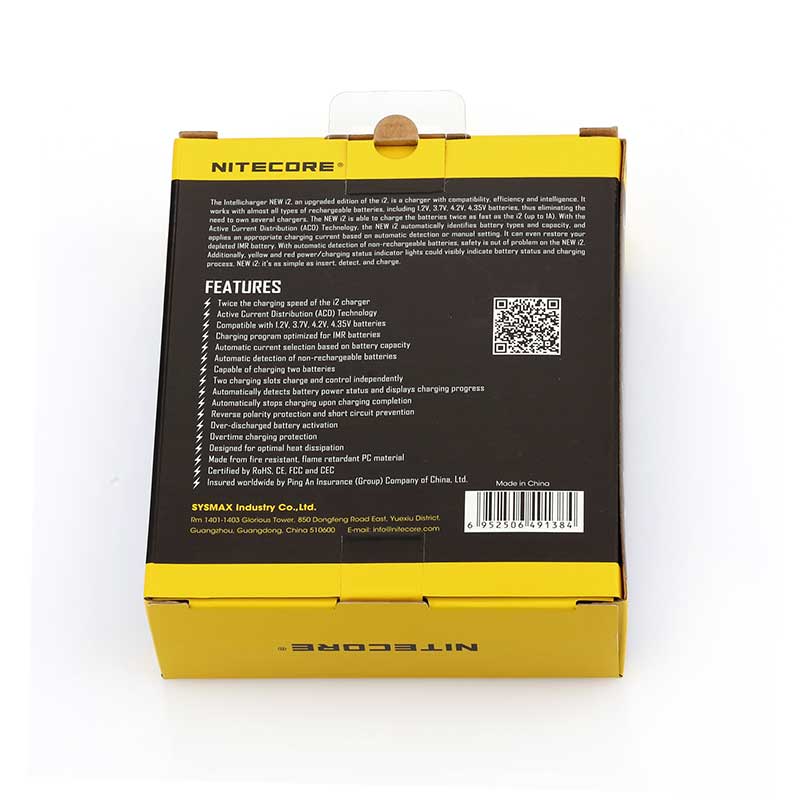 Nitecore Intellicharger i2 V2 2-Slot Charger